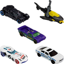 HotWheels Basic Car 5-Pack Asst. (PPK Display Box DJG23)